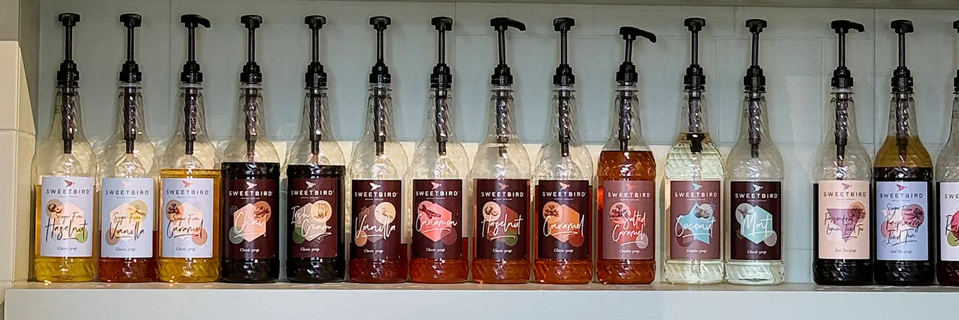 Step In Hokksund kaffe sirup smaker
